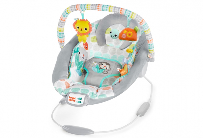 BRIGHT STARTS WHIMSICAL WILD CRADLING BOUNCER