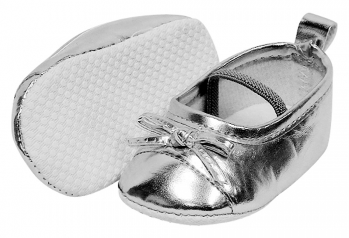 matt silver shoes