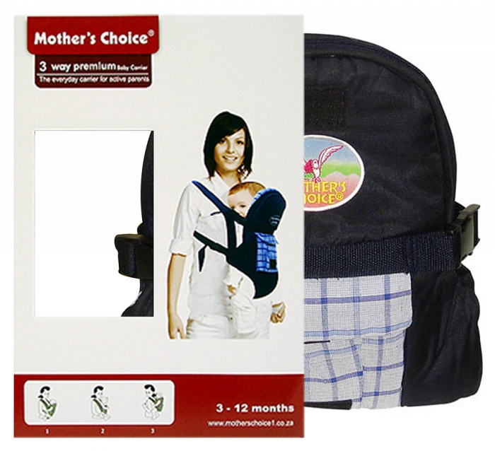 3 WAY BABY CARRIER NAVY - ANCHOR