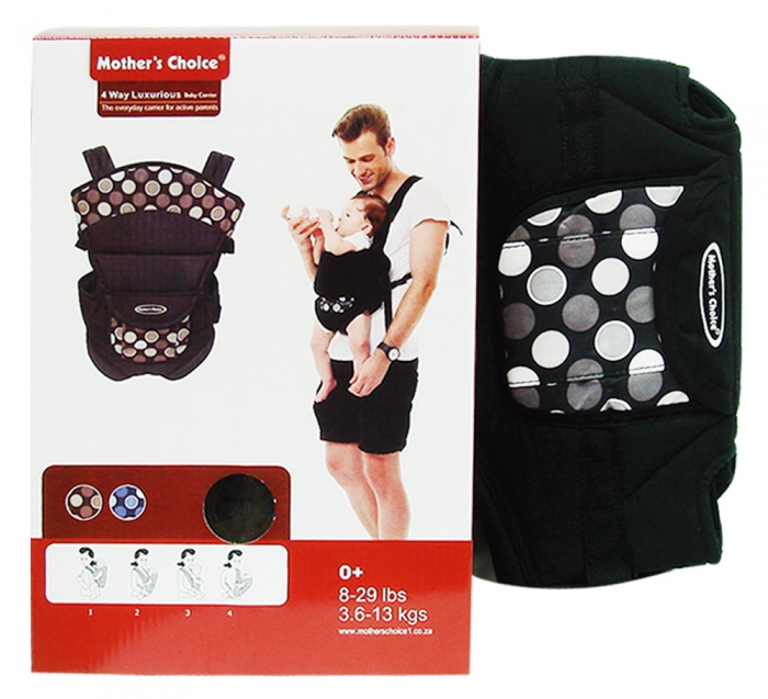 BABY CARRIER CIRCLES BLACK